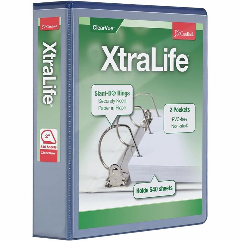 Image XtraLife® ClearVue® Locking Slant-D® Binders