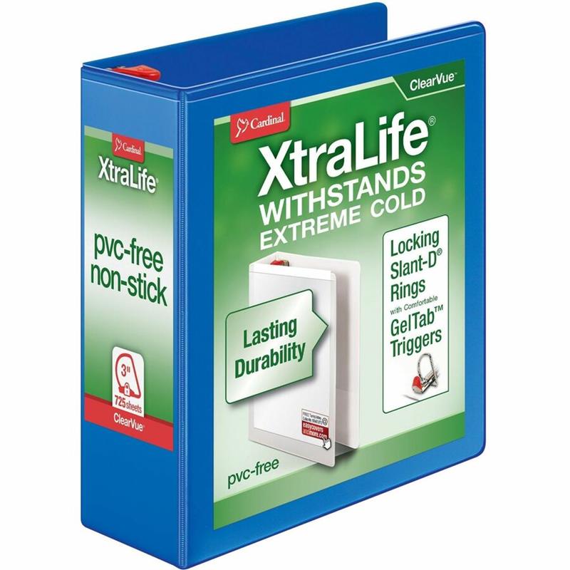 Image XtraLife® ClearVue® Locking Slant-D® Binders