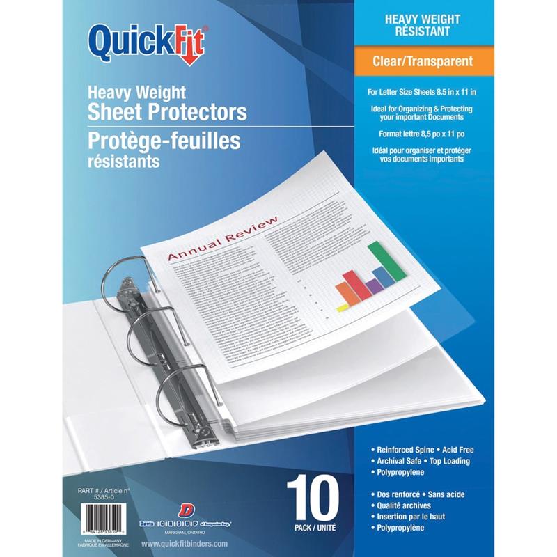 Image Heavyweight Sheet Protectors