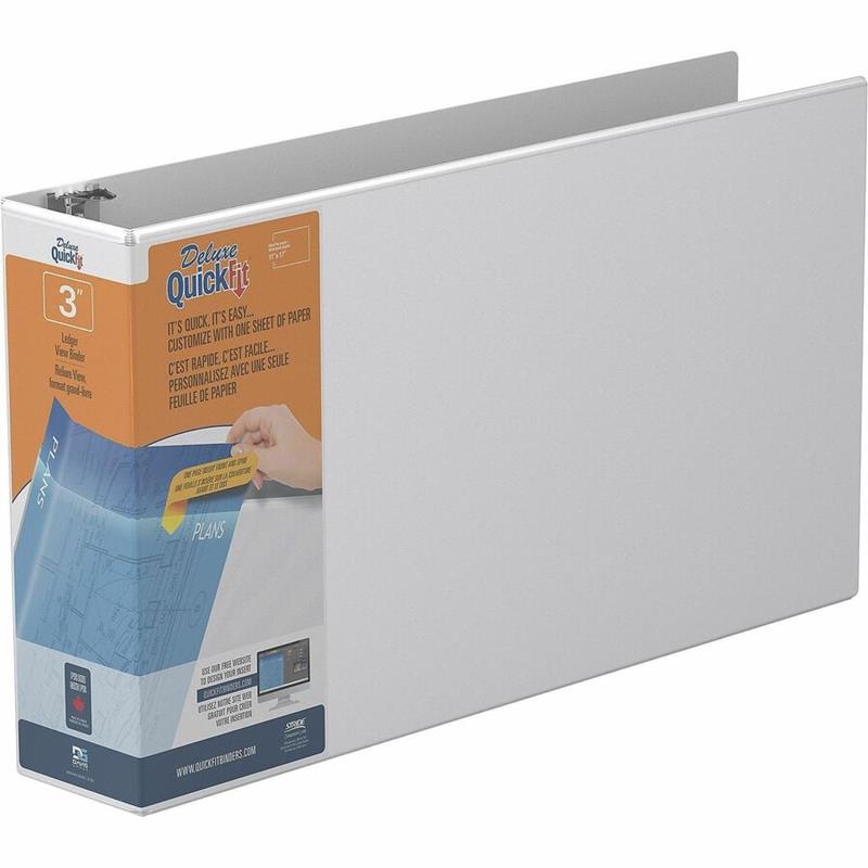 Image Deluxe QuickFit® Tabloid Presentation Binder