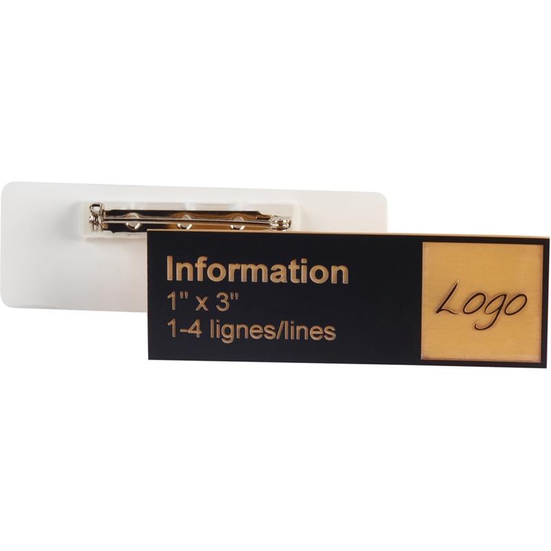 Image Engraved Badge with Magnet
