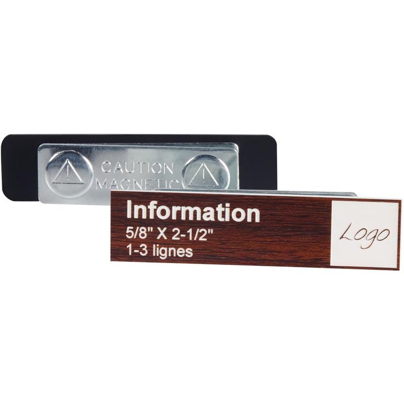 Image Engraved Badge with Magnet