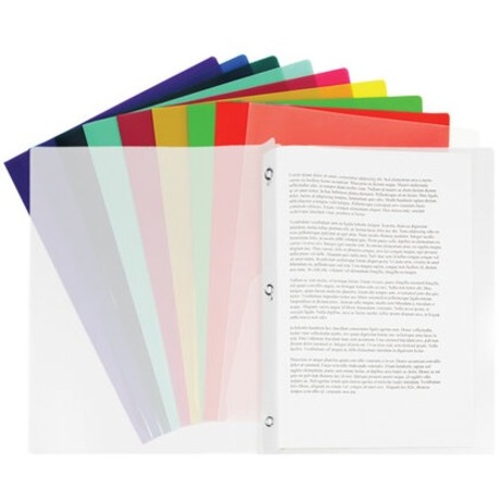 Image Poly Tang Report Cover With Three Fasteners