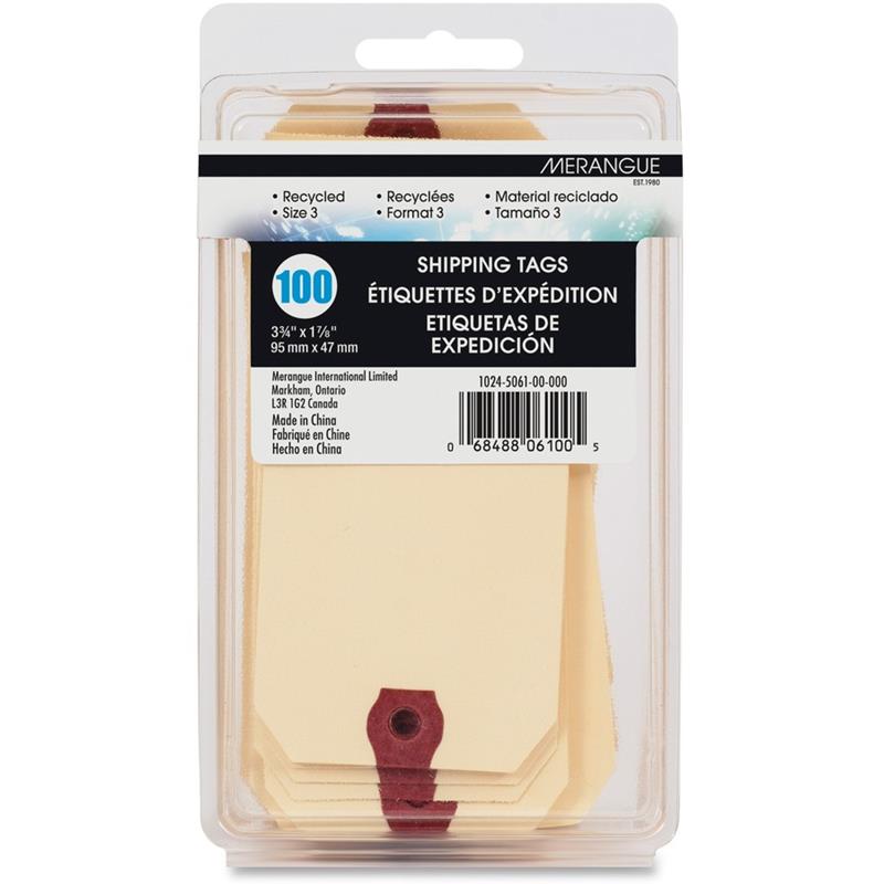 Image Étiquettes d'expédition en papier manille