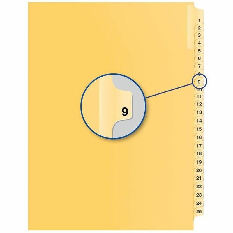 Image Quest Numerical Litigation Index Dividers